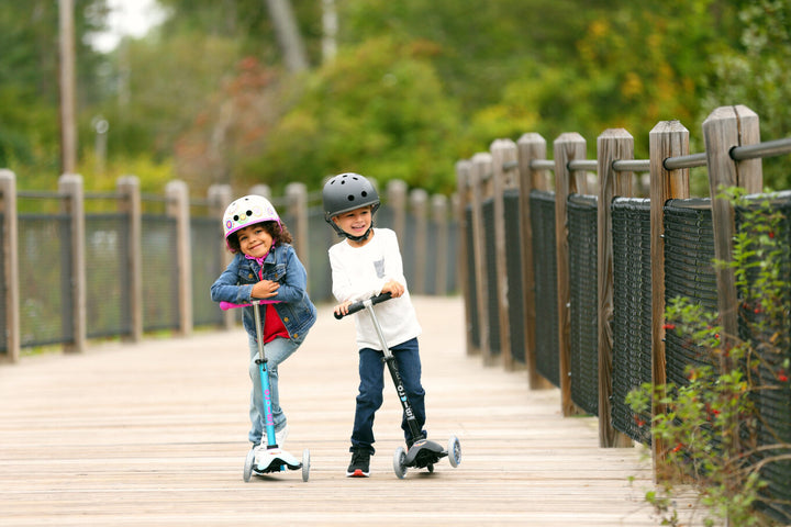 Mini Micro Deluxe - Eco Black - 3-Wheeled Scooter for Kids, Ages 2-5