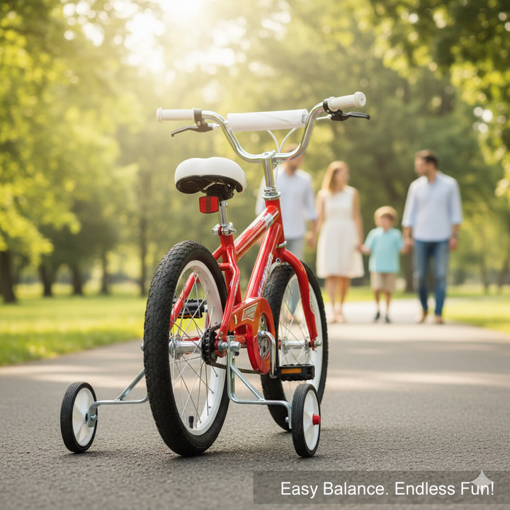 Adjustable Training Wheels for Kids Bicycles