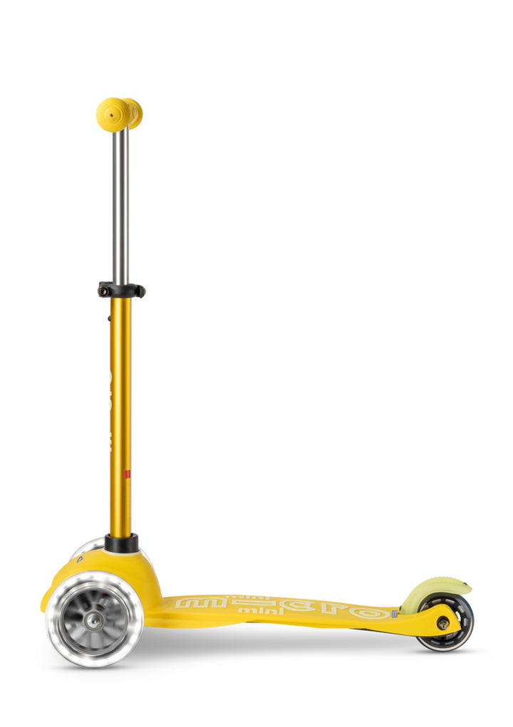Mini Micro Deluxe - LED Wheels - Yellow - 3-Wheeled Scooter for Kids, Ages 2-5