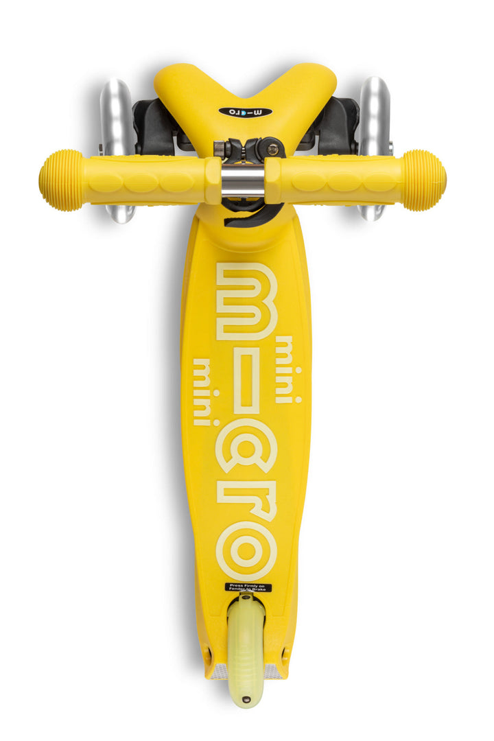 Mini Micro Deluxe - LED Wheels - Yellow - 3-Wheeled Scooter for Kids, Ages 2-5