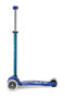 Maxi Micro Deluxe - LED Wheels - Blue White - 3-Wheeled Scooter for Kids, Ages 5-12