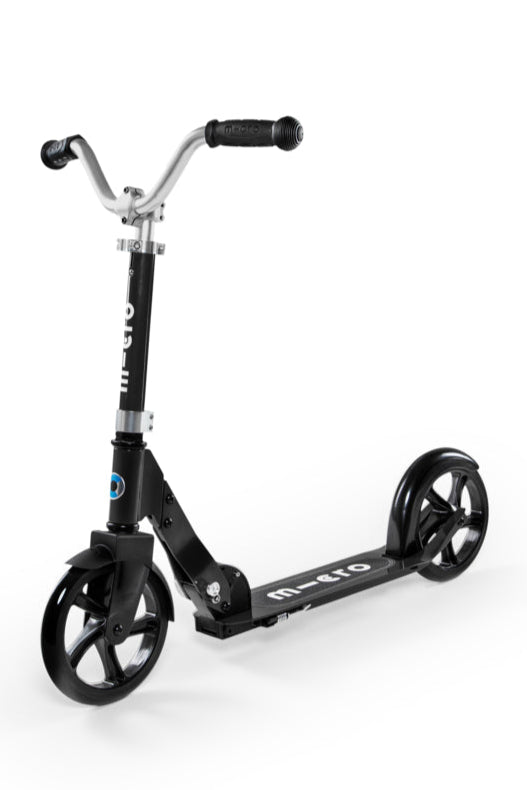 Micro Cruiser Scooter - Black - 2-Wheeled Scooter for Kids and Teens