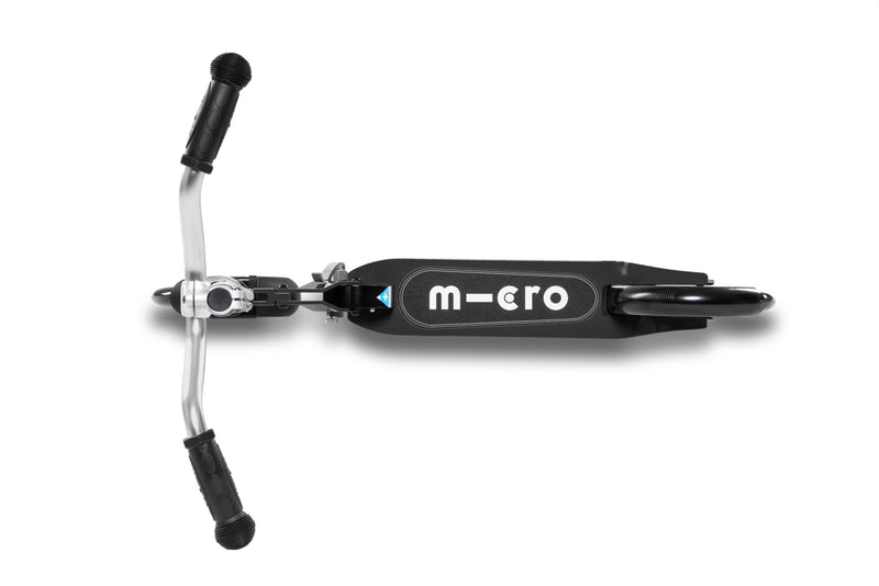 Micro Cruiser Scooter - Black - 2-Wheeled Scooter for Kids and Teens