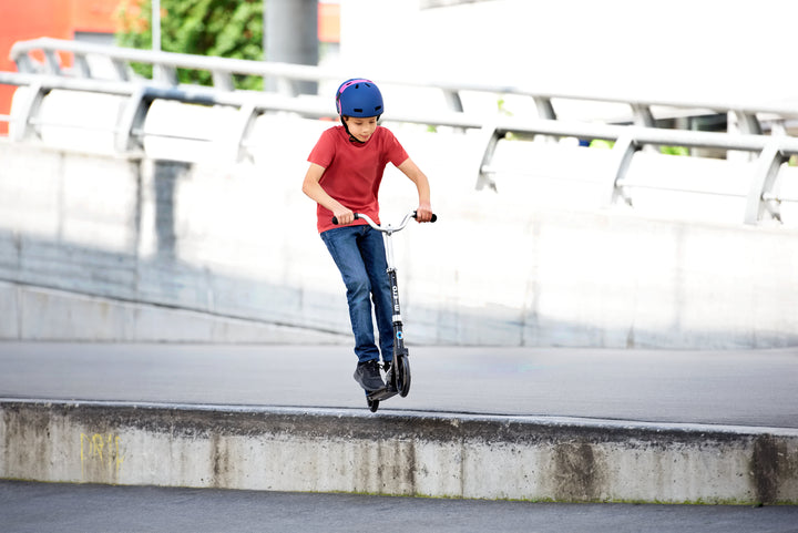 Micro Cruiser Scooter - Black - 2-Wheeled Scooter for Kids and Teens