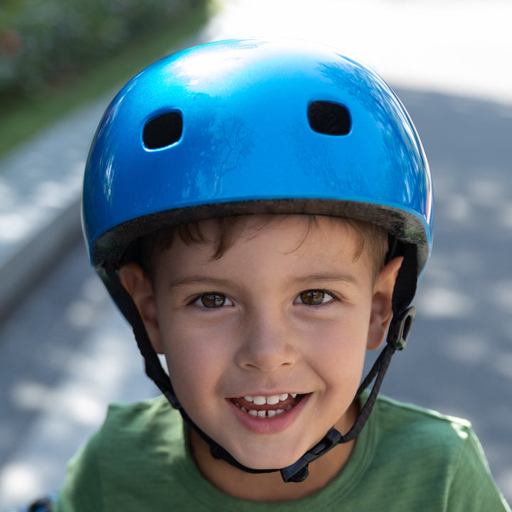 Micro Helmet - Dark Blue Metallic (Medium: 52-56cm)