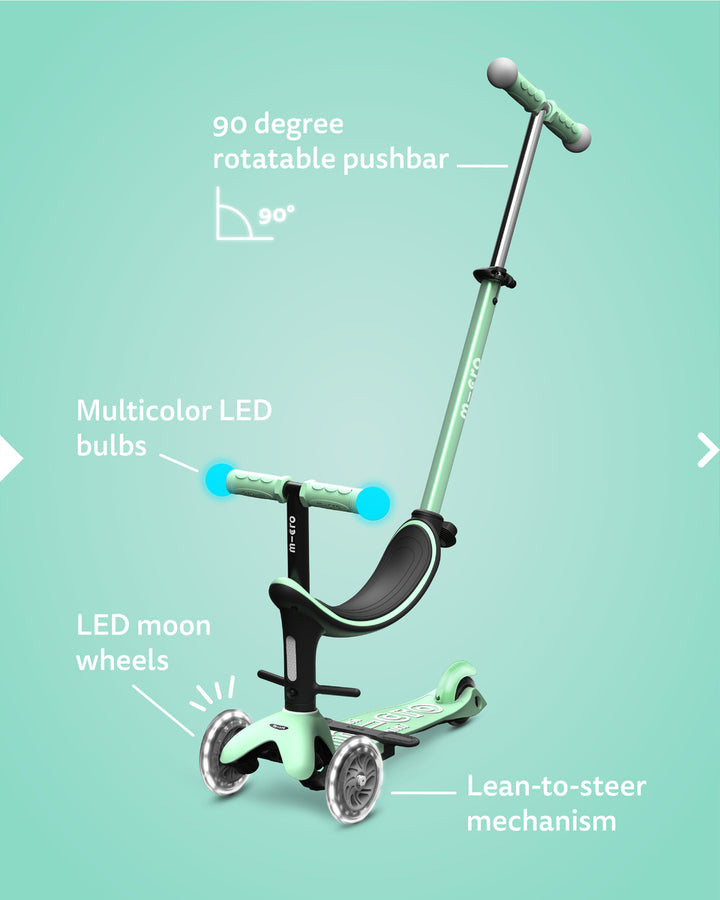 Micro Mini2Grow - LED Blue - Kids ages 1 to 6 years