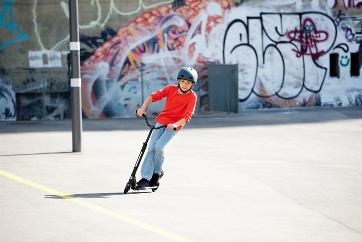 Micro Sprite Deluxe Scooter - Black - 2-Wheeled Scooter for Kids and Teens