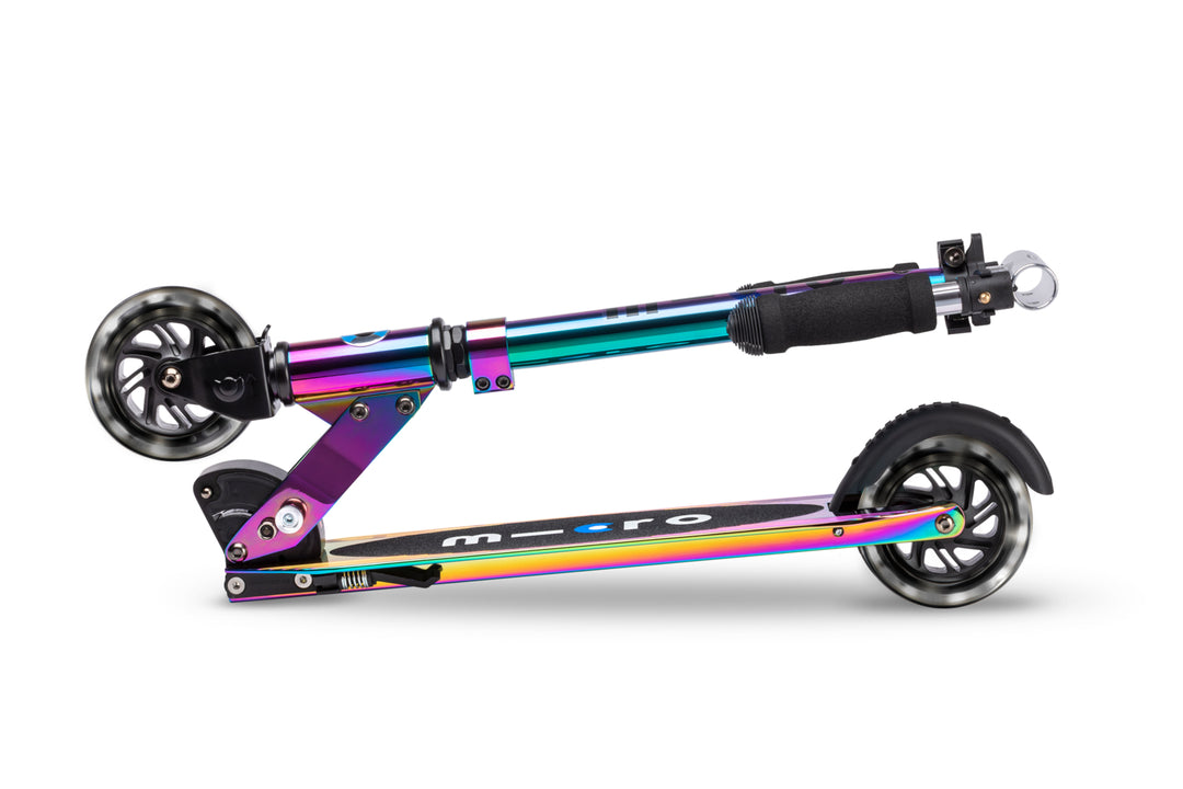 Micro Sprite Neochrome Scooter - LED Wheels - Neochrome - 2-Wheeled Scooter for Kids and Adults