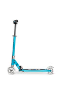 Micro Sprite Scooter - LED Wheels - Ocean Blue - 2-Wheeled Scooter for Kids and Teens