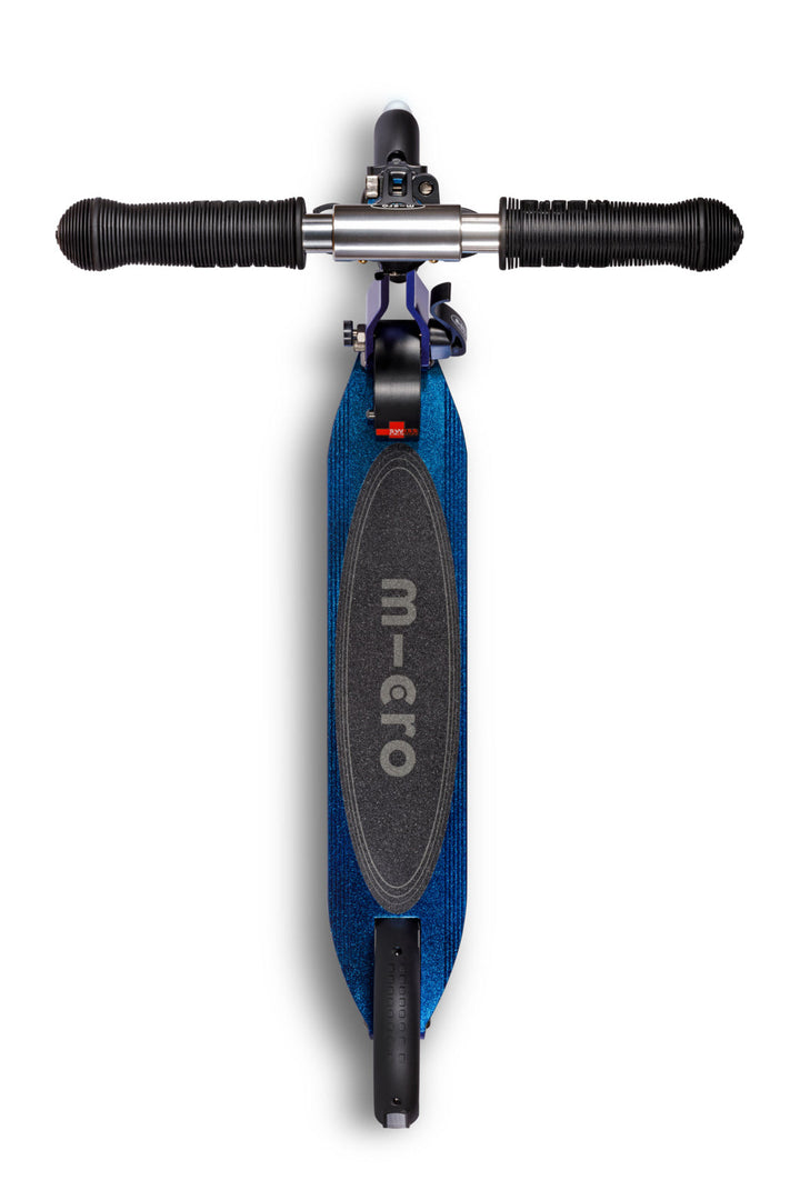 Micro Sprite Neochrome Scooter - LED Wheels - Pearl Blue Purple - 2-Wheeled Scooter for Kids and Adults