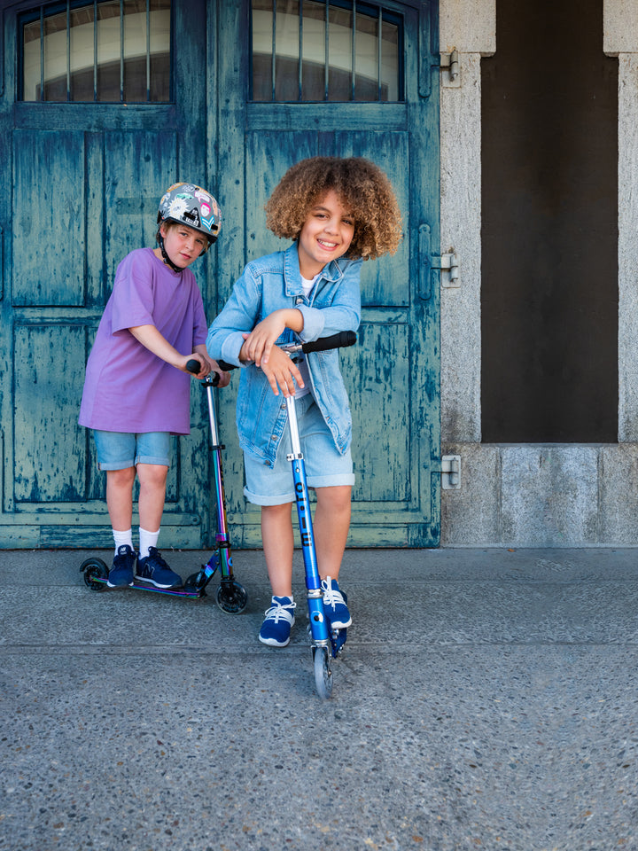 Micro Sprite Scooter - Sapphire Blue - 2-Wheeled Scooter for Kids and Teens
