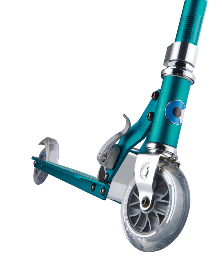 Micro Sprite Scooter - Petrol Stripe - 2-Wheeled Scooter for Kids and Teens