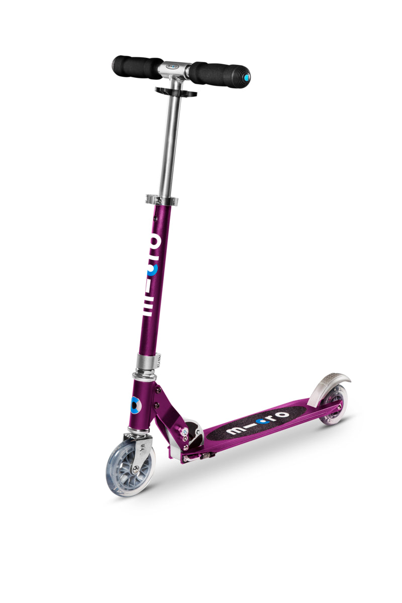 Micro Sprite Scooter for Kids and Teens Lightweight Agile and Fun Purple Metallic