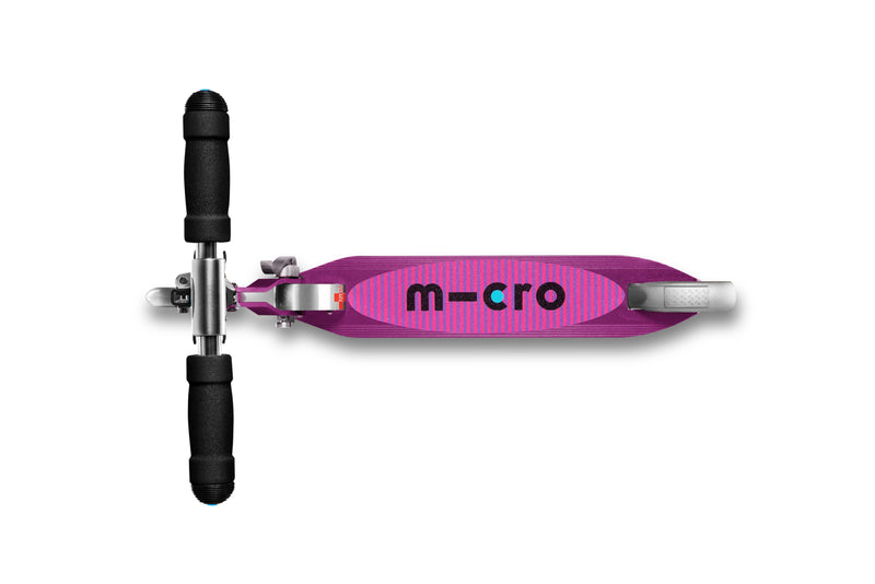 Micro Sprite Scooter - Purple Stripe - 2-Wheeled Scooter for Kids and Teens