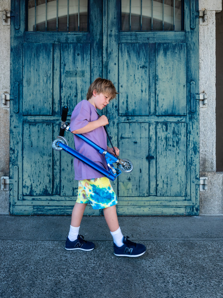 Micro Sprite Scooter - Sapphire Blue - 2-Wheeled Scooter for Kids and Teens