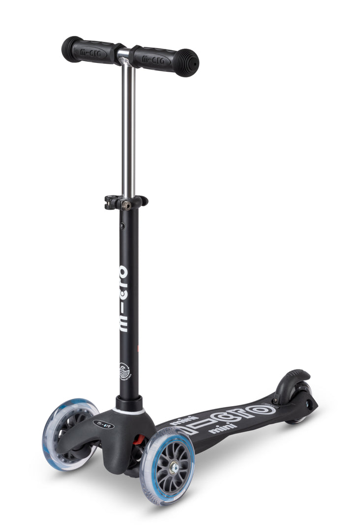 Mini Micro Deluxe - Eco Black - 3-Wheeled Scooter for Kids, Ages 2-5