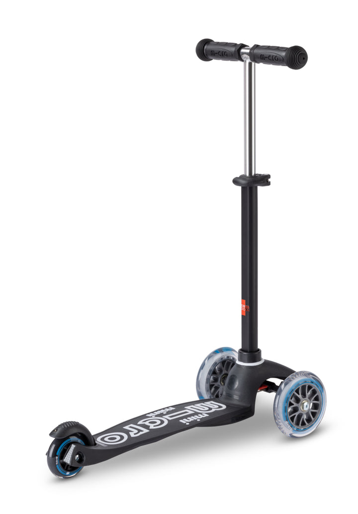 Mini Micro Deluxe - Eco Black - 3-Wheeled Scooter for Kids, Ages 2-5