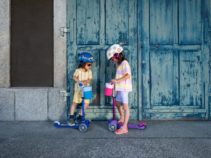 Mini Micro Deluxe - LED Wheels - Purple Pink - 3-Wheeled Scooter for Kids, Ages 2-5