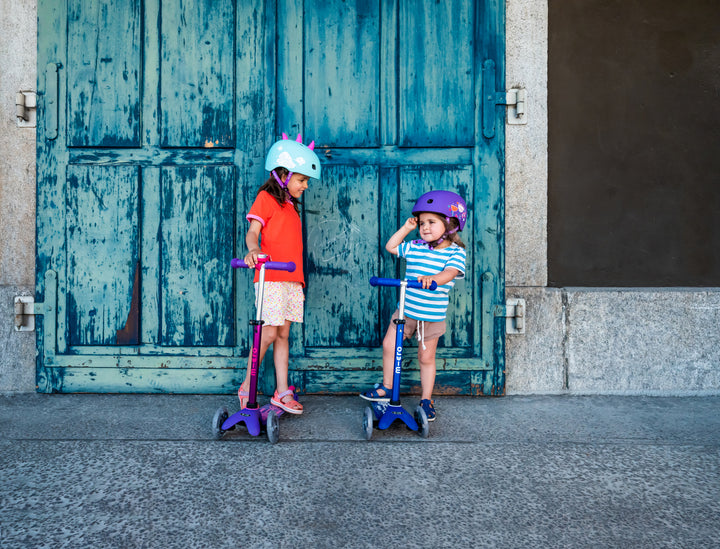 Mini Micro Deluxe - LED Wheels - Purple Pink - 3-Wheeled Scooter for Kids, Ages 2-5