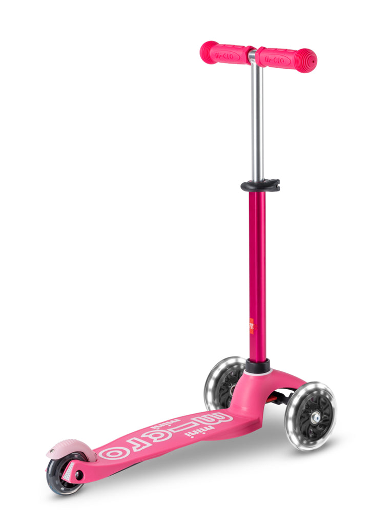 Mini Micro Deluxe - LED Wheels - Pink - 3-Wheeled Scooter for Kids, Ages 2-5
