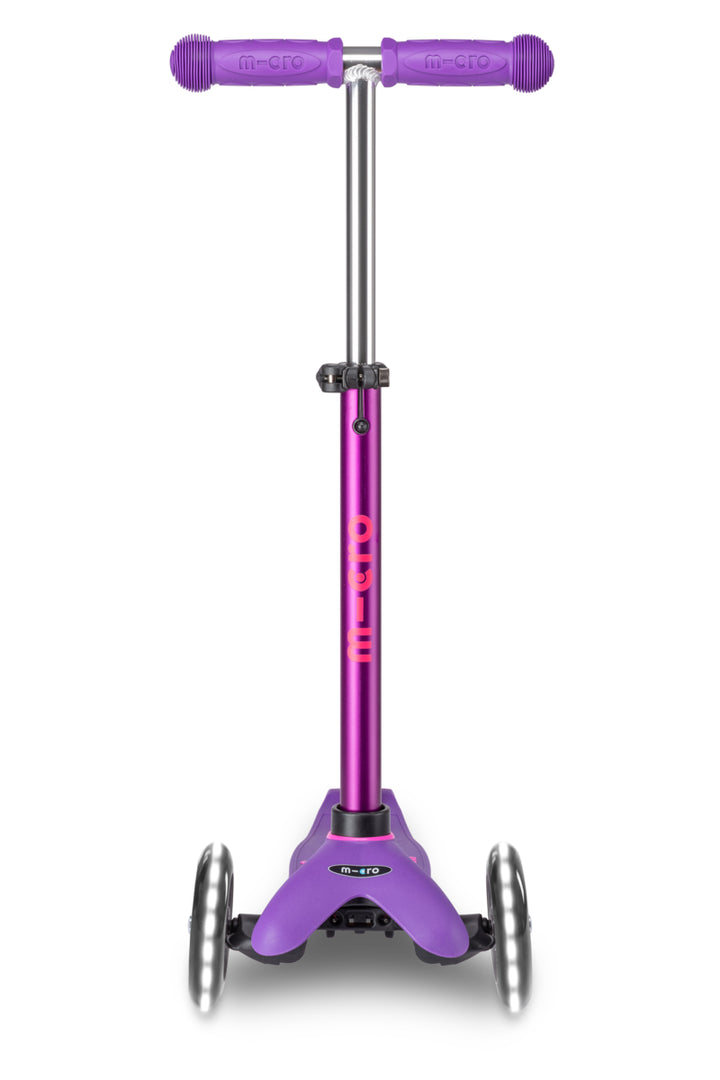 Mini Micro Deluxe - LED Wheels - Purple Pink - 3-Wheeled Scooter for Kids, Ages 2-5