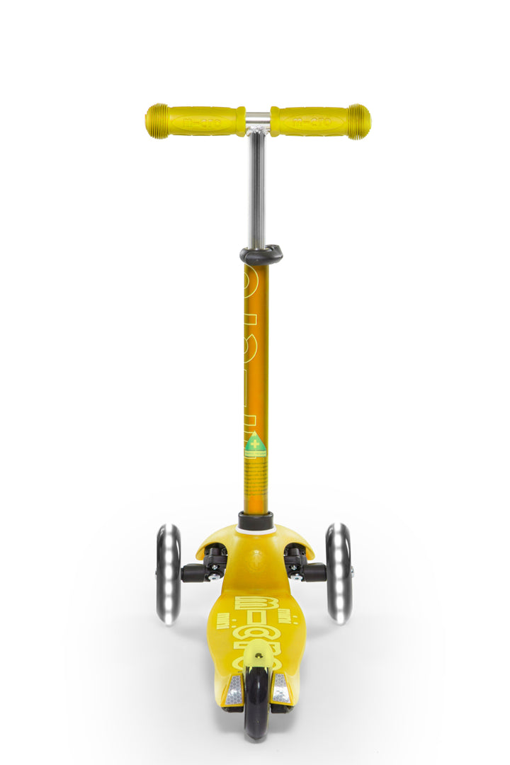Mini Micro Deluxe - LED Wheels - Yellow - 3-Wheeled Scooter for Kids, Ages 2-5
