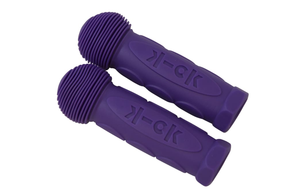 Micro Spares - Rubber Handles - Purple