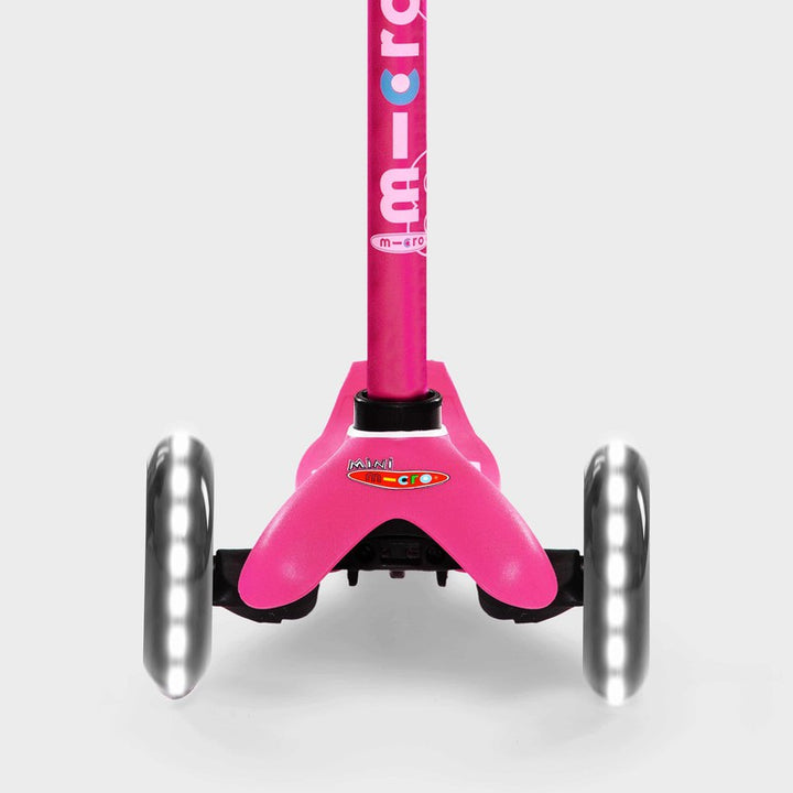 Mini Micro Deluxe - LED Wheels - Pink - 3-Wheeled Scooter for Kids, Ages 2-5