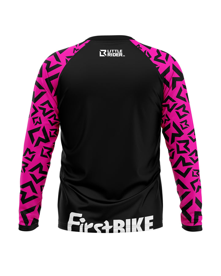 FirstBIKE | Little Rider - Kiddies Technical Jersey - Pink
