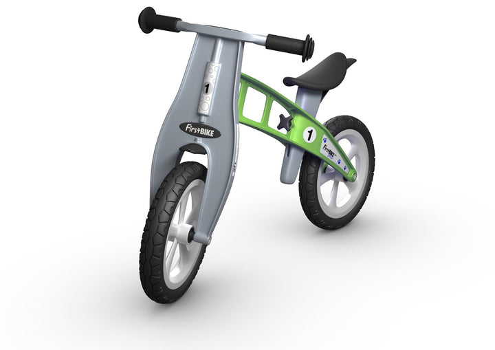 FirstBIKE Essential | Green Balance Bike (without brake and with solid tyres)