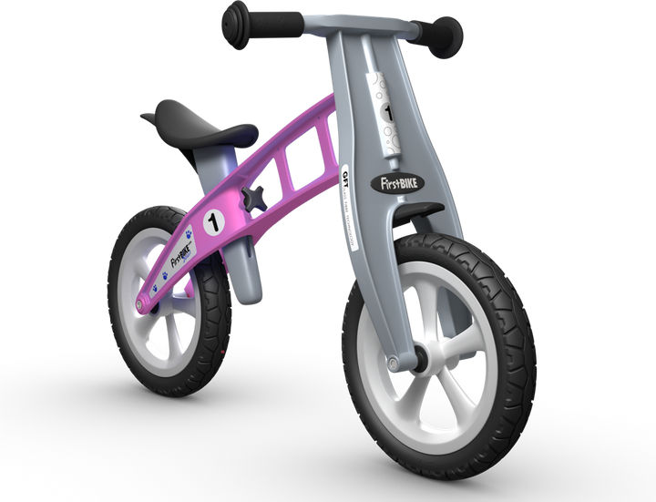 FirstBIKE Essential | Pink Balance Bike (without brake and with solid tyres)