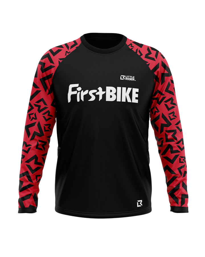 FirstBIKE | Little Rider - Kiddies Technical Jersey - Red