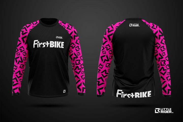FirstBIKE | Little Rider - Kiddies Technical Jersey - Pink