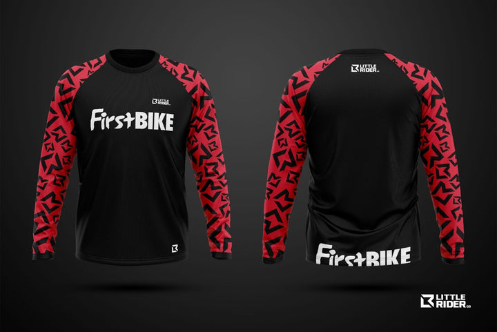 FirstBIKE | Little Rider - Kiddies Technical Jersey - Red