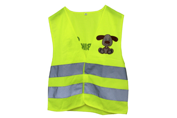  Unittype 20 Pcs Kids Reflective Vest Child Safety High  Visibility Vest with Zipper Kids Neon Vest with Reflective Strip Toddler  Safety Construction Worker Costume for 3-10 Yeas Kids Cycling Running 