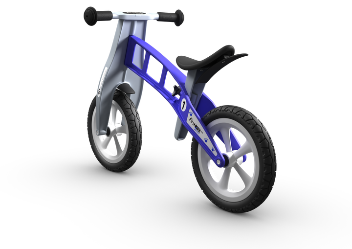 FirstBIKE Essential | Blue Balance Bike (without brake and with solid tyres)