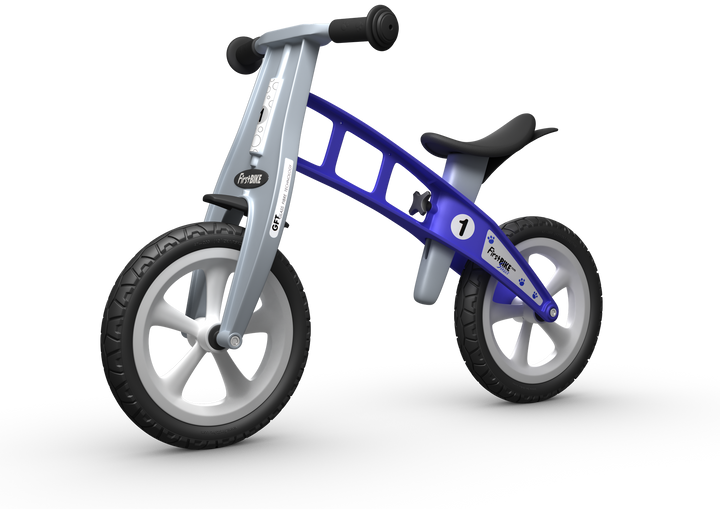 FirstBIKE Essential | Blue Balance Bike (without brake and with solid tyres)