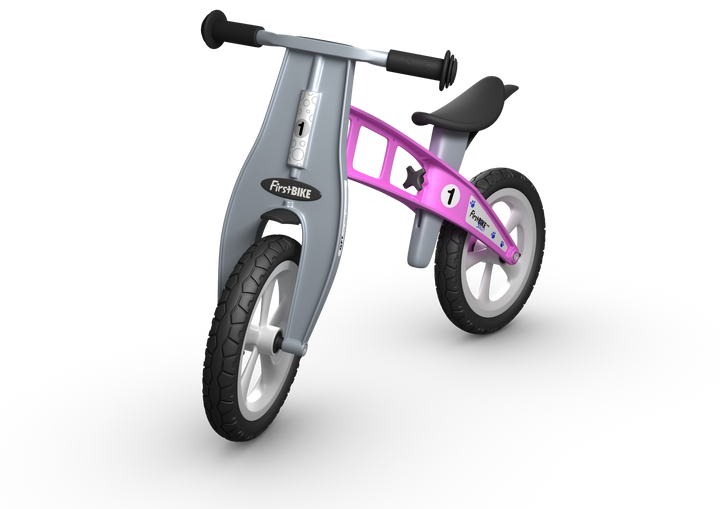 FirstBIKE Essential | Pink Balance Bike (without brake and with solid tyres)