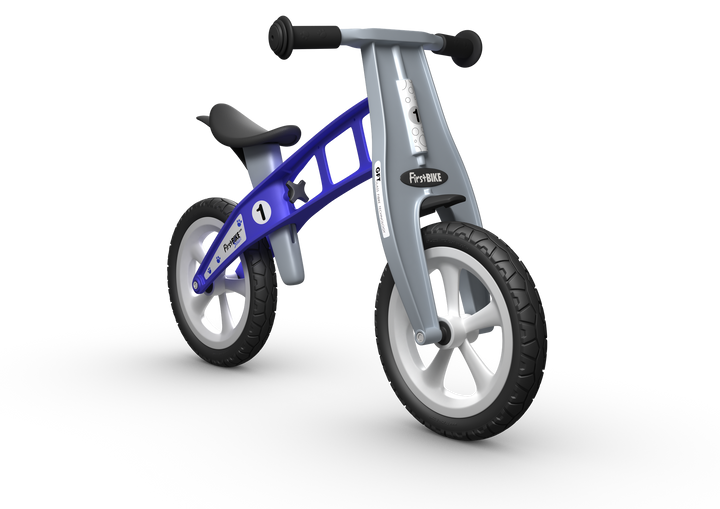 FirstBIKE Essential | Blue Balance Bike (without brake and with solid tyres)