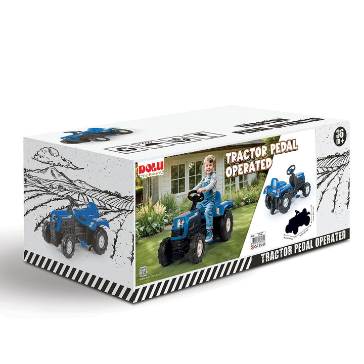 Dolu |  Kids Pedal Tractor (Ages 3-6) | Ranchero Blue