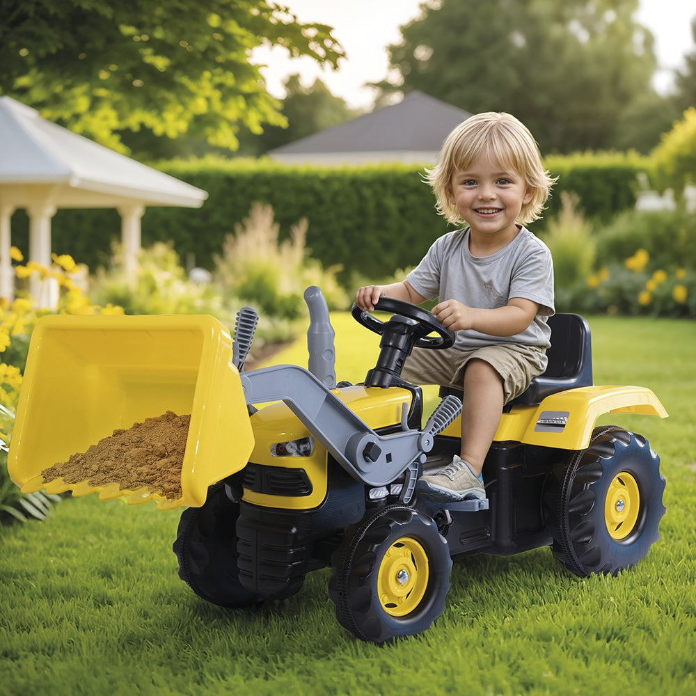 Dolu | Kids Pedal Tractor with Digger (Ages 3-6) | Ride-On