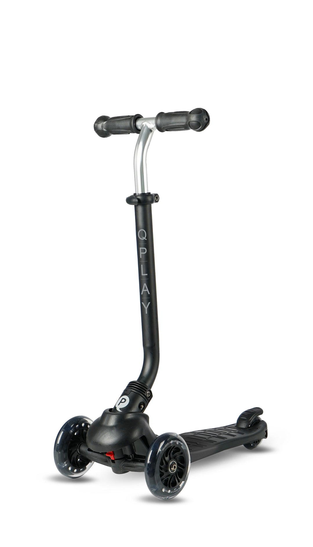 Pro: QPlay SEMA Pro Scooter: Multi-Stage Ride-on for ages 1-6 | LED Wheels | Black