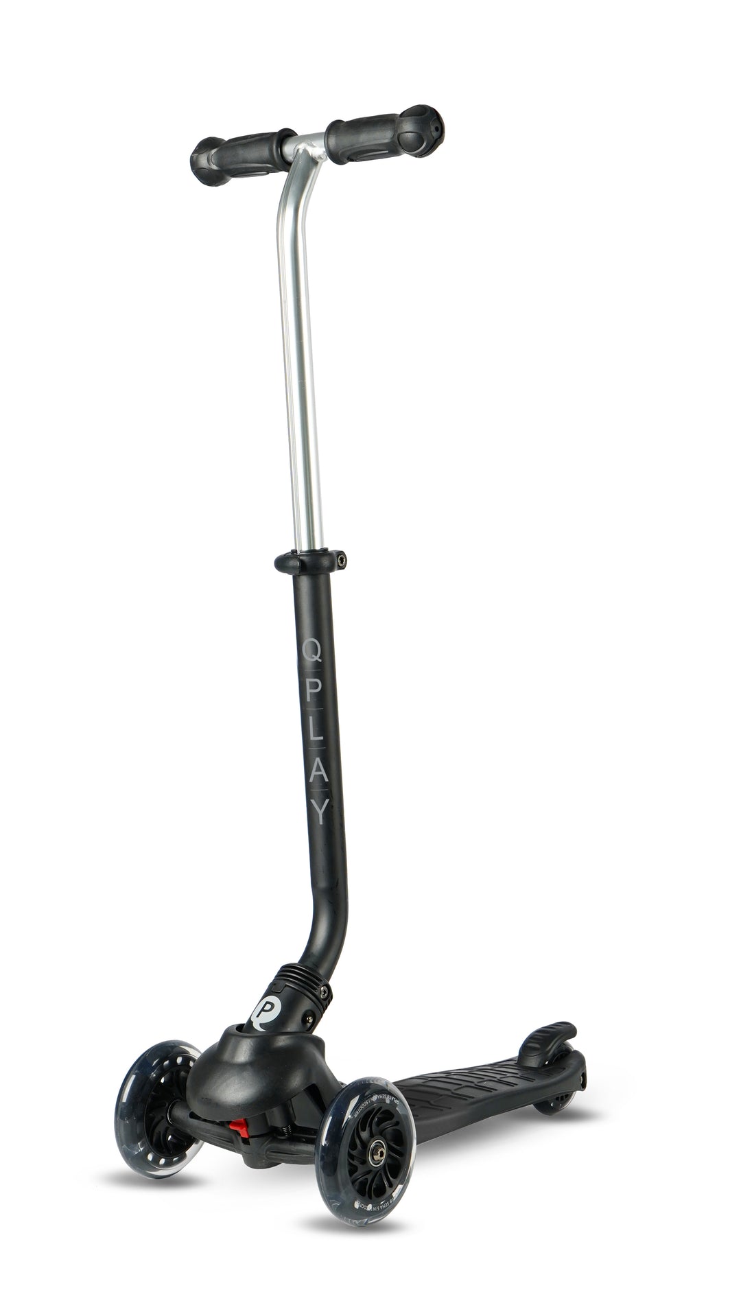 Pro: QPlay SEMA Pro Scooter: Multi-Stage Ride-on for ages 1-6 | LED Wheels | Black