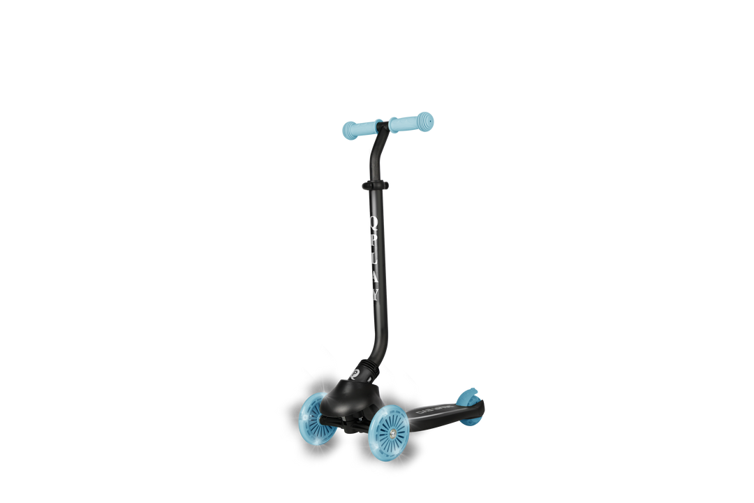 QPlay SEMA Evo Scooter: Multi-Stage Ride-on for ages 1-6 | LED Wheels & Deck | Sky Blue