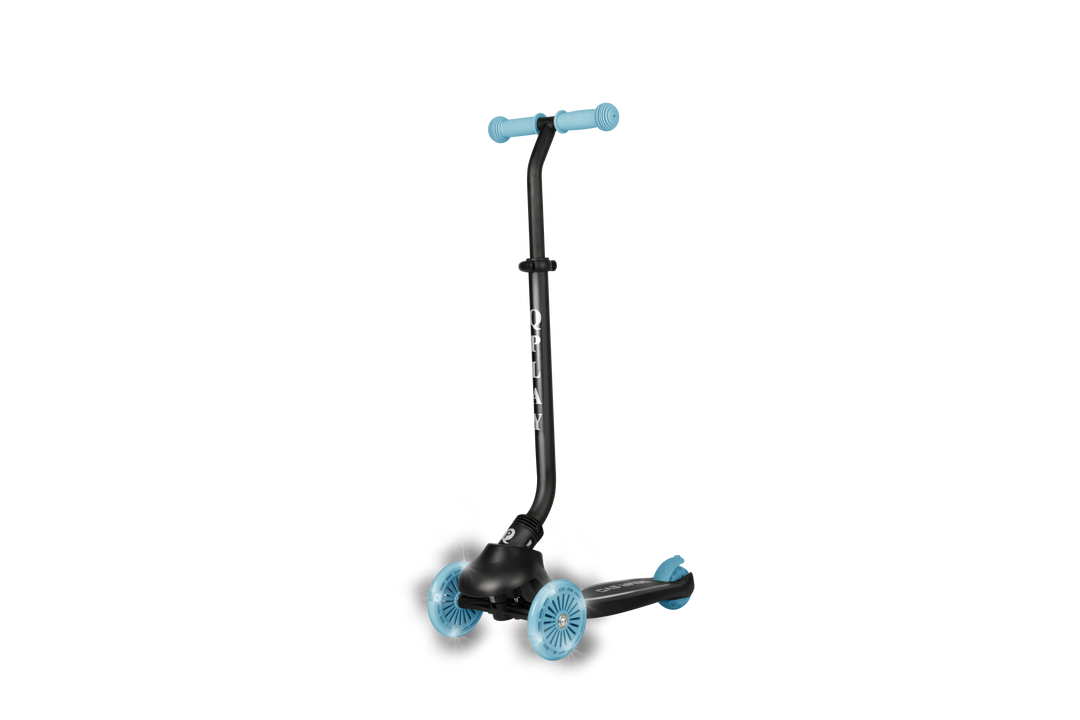 QPlay SEMA Evo Scooter: Multi-Stage Ride-on for ages 1-6 | LED Wheels & Deck | Sky Blue