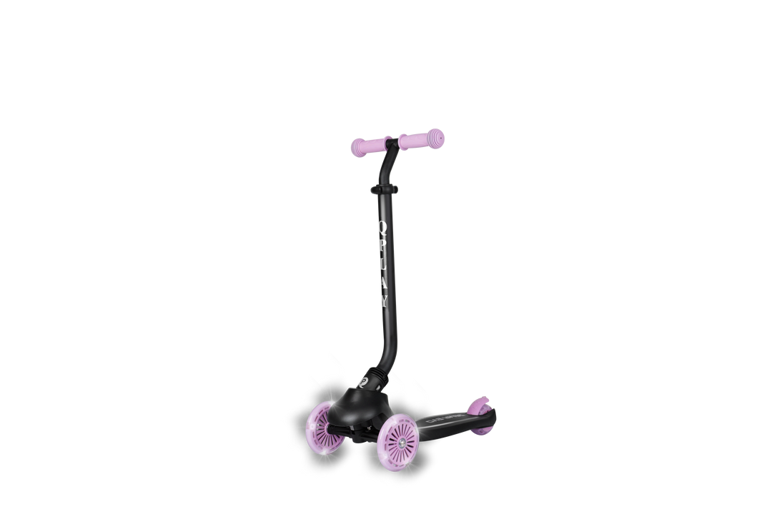 QPlay SEMA Evo Scooter: Multi-Stage Ride-on for ages 1-6 | LED Wheels & Deck | Violet