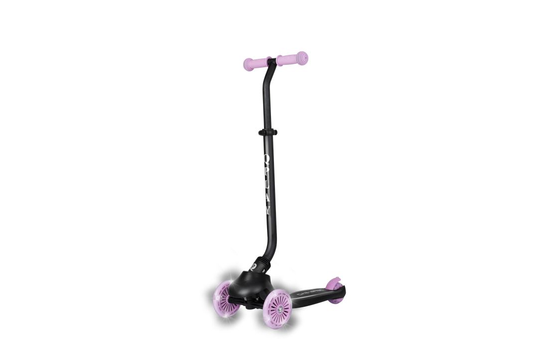 QPlay SEMA Evo Scooter: Multi-Stage Ride-on for ages 1-6 | LED Wheels & Deck | Violet