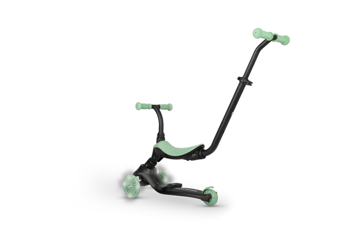 QPlay SEMA Evo Scooter: Multi-Stage Ride-on for ages 1-6 | LED Wheels & Deck | Jade Green