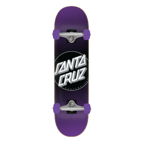 Santa Cruz 8.0" Full Skateboard - Other Dot Gradient - Ages 10 - 14