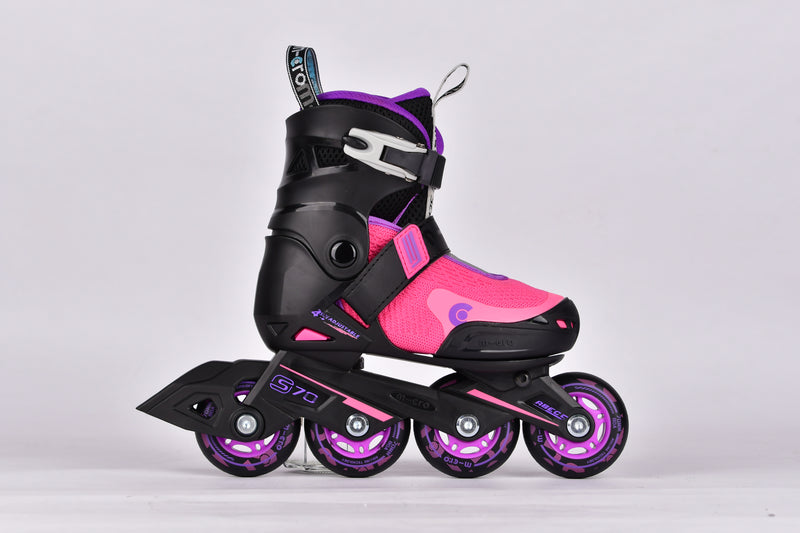 Micro Skates - Cosmo Roller Blades - Purple (Sizes 6 Junior to 4 Adult)